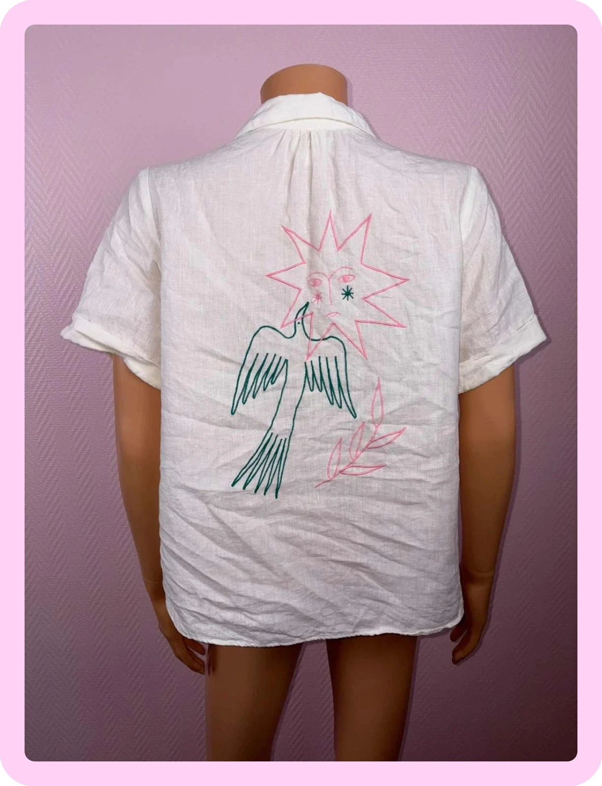 Camisa de lino mujer Des Petits Hauts talla 1 – photo 3